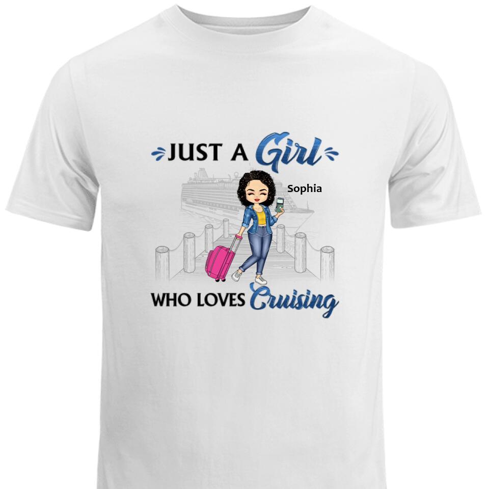 Just A Girl Boy Who Loves Cruising Personalized T Shirts – Trending Personalized