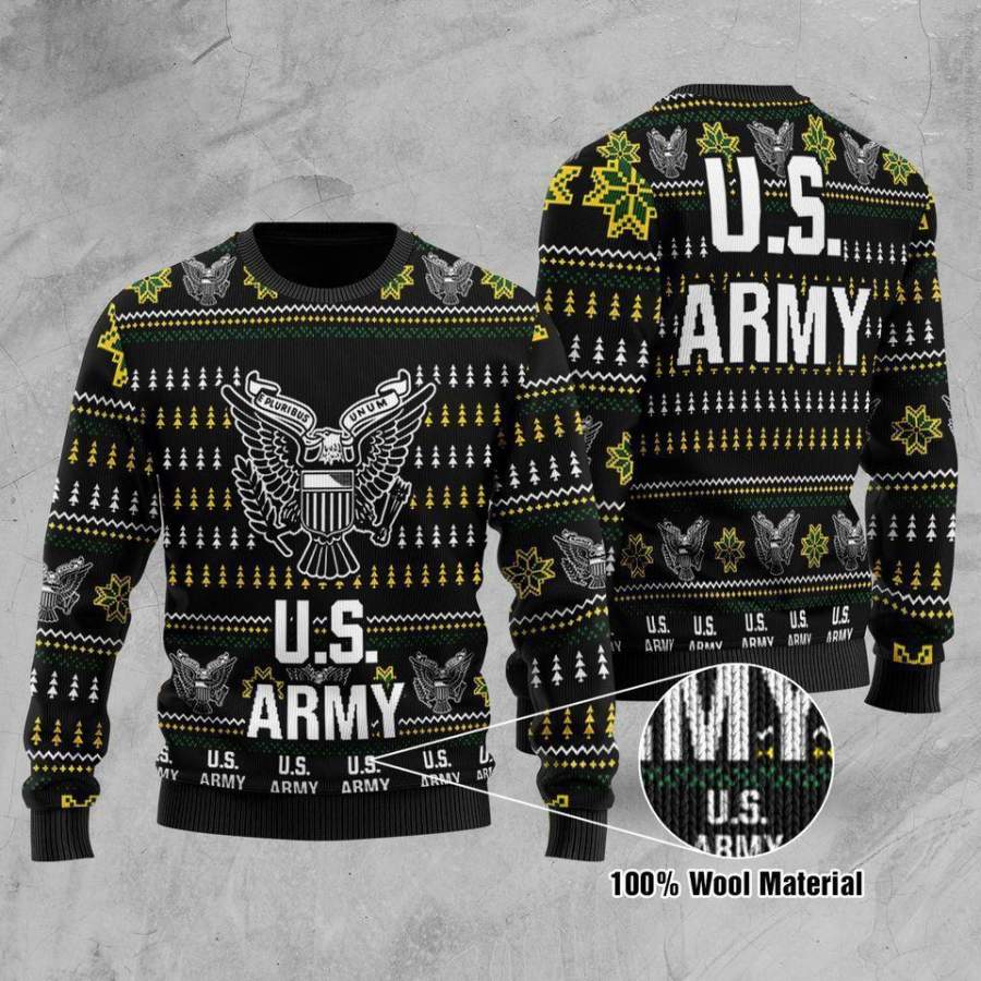 Us Army Ugly Christmas Sweatshirt #H