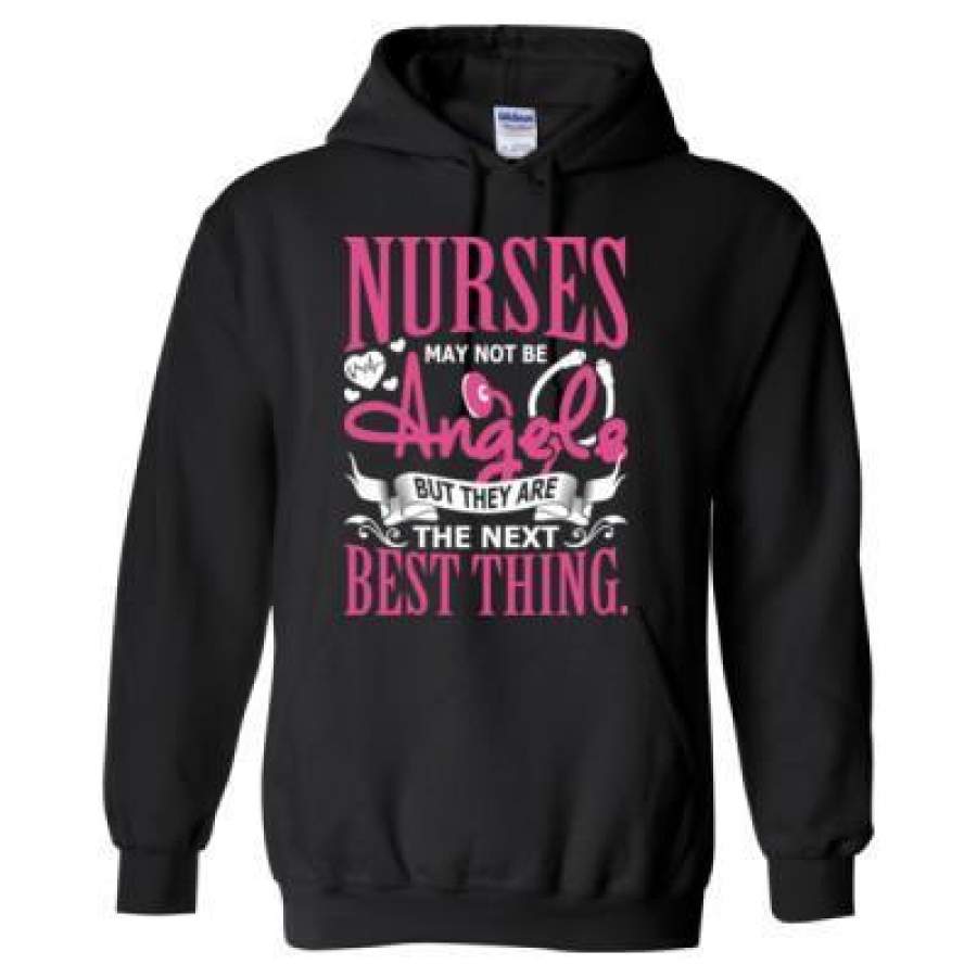 AGR Nurses May Not Be Angels But They Are The Next Best Thing – Heavy Blend™ Hooded Sweatshirt