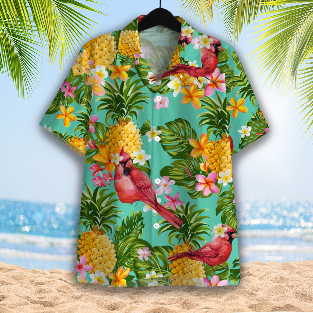 Tropical Pineapple Hawaiian Shirt – For Men And Women