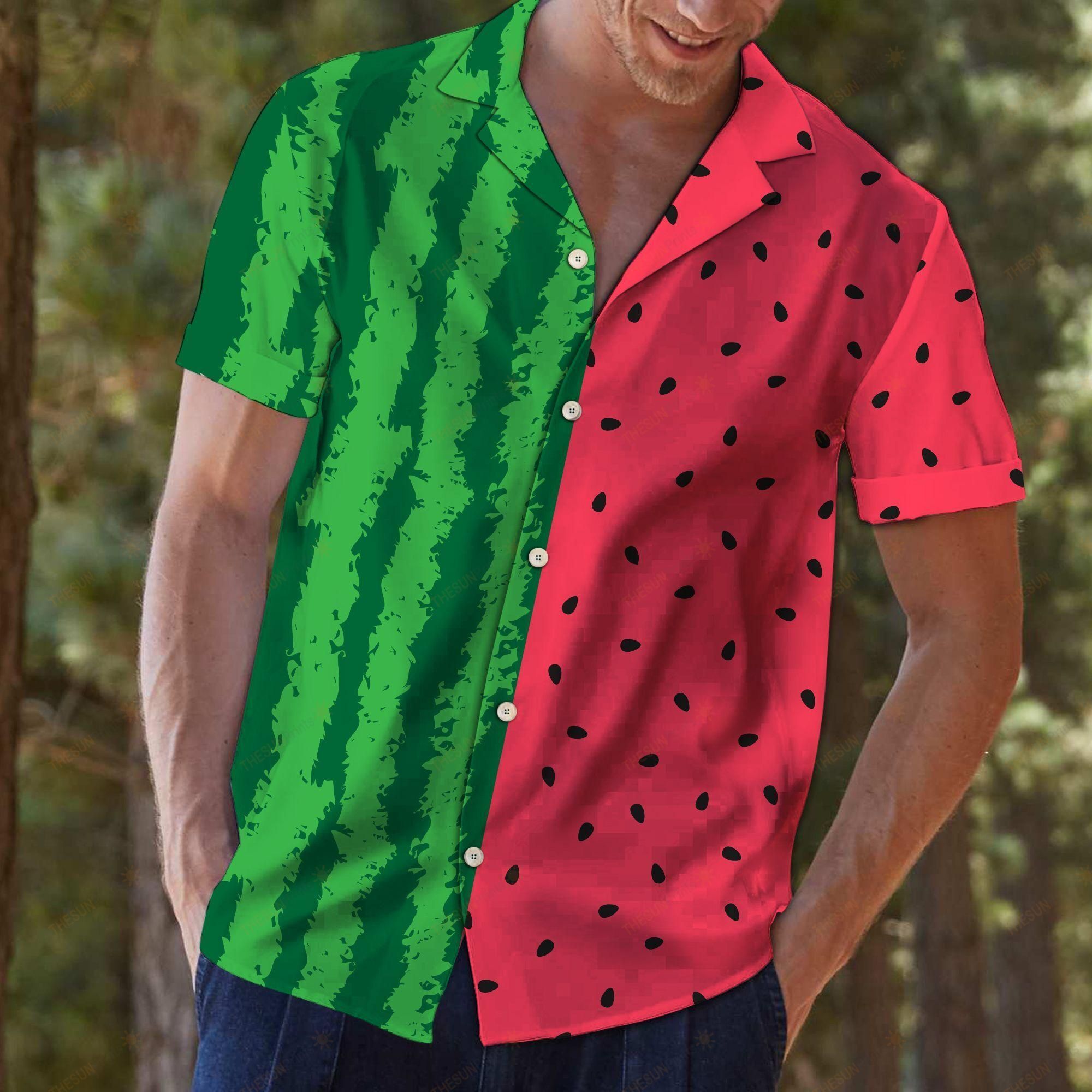 Watermelon Tropical Hawaiian Shirt Ha30098