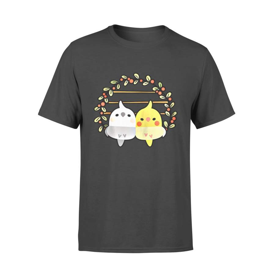 Animal gift idea Sweet Cockatiel Pair – Standard T-shirt