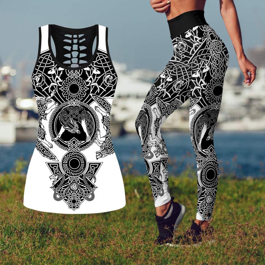 Viking Tattoo All-Over Combo Tank + Legging