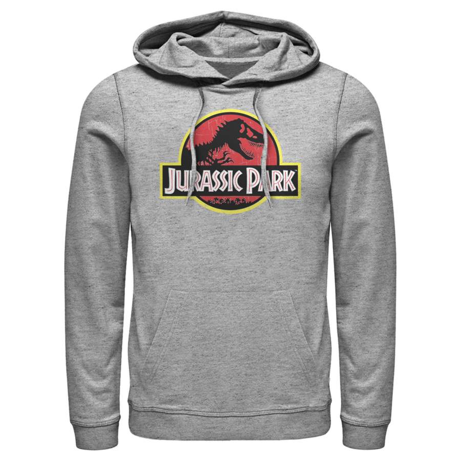 Jurassic Park Men’s T Rex Logo  Lightweight Hoodie