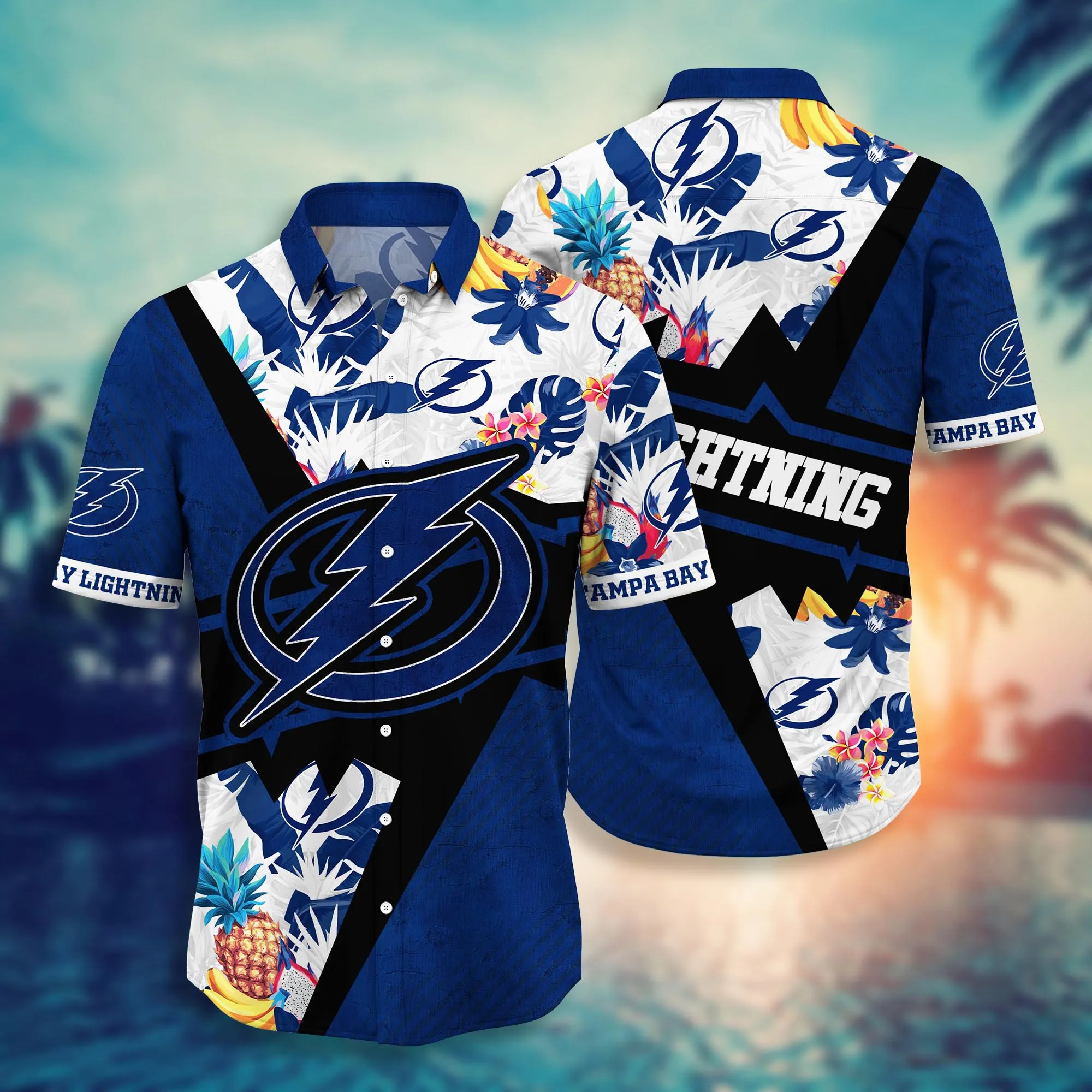 Tampa Bay Lightning Nhl Hawaiian Shirt Beach Balls Aloha Shirt