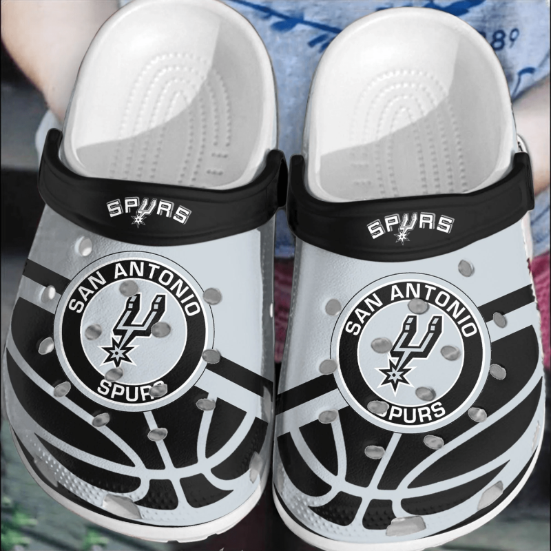 San Antonio Spurs Basketball Crocband Comfortable Clogs Crocs Shoes For Men Women