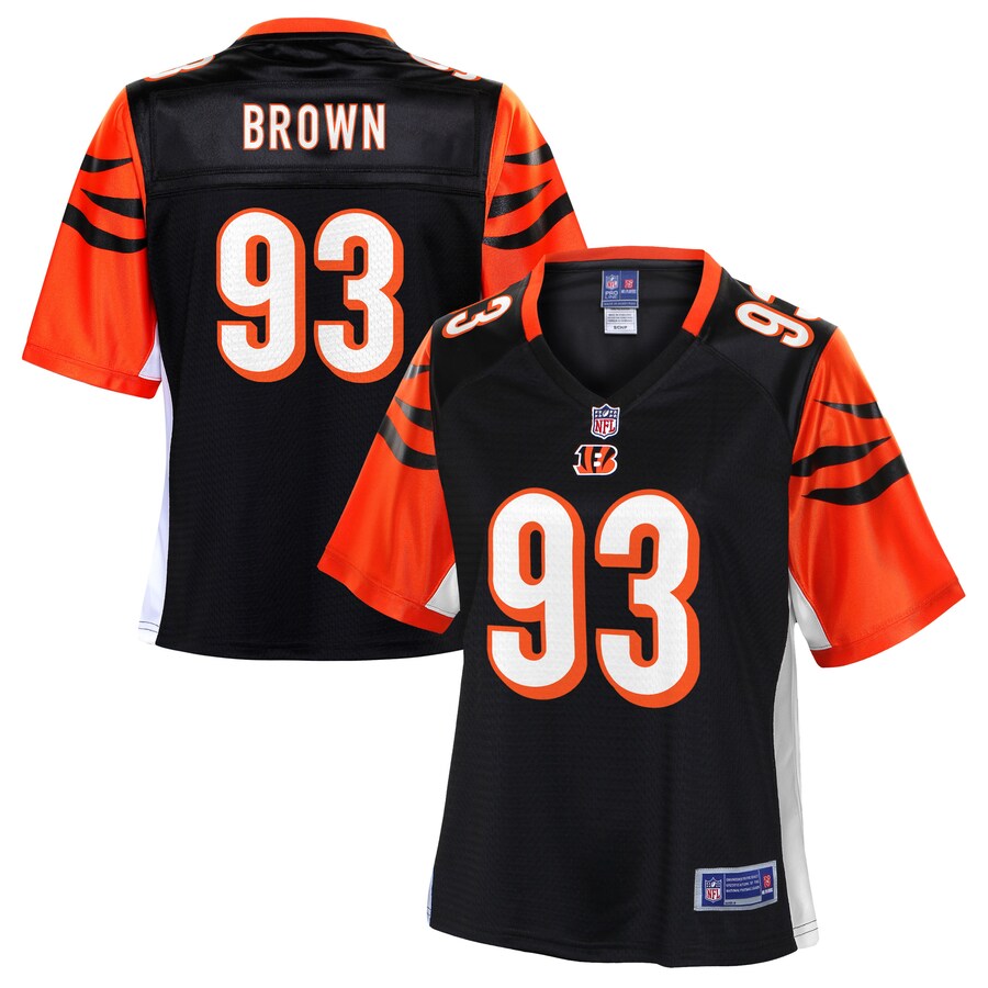 Andrew Brown Cincinnati Bengals NFL Pro Line Womens Player Jersey – Black