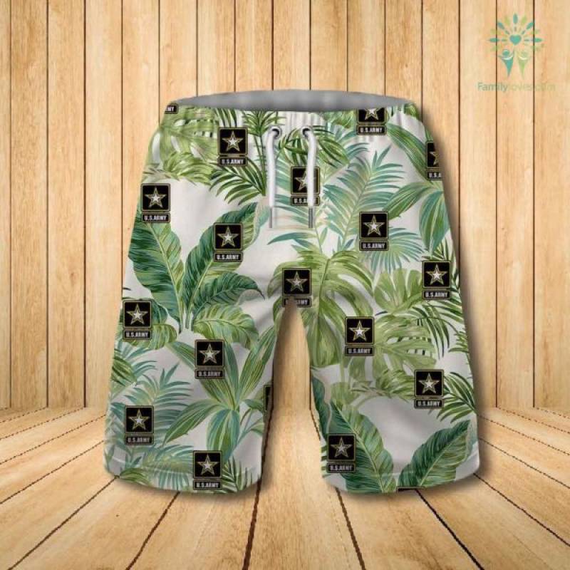 US army hawaiian shirt and shorts – Hothot 170620