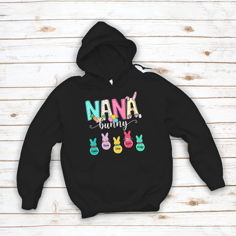 Personalized Nana Bunny Easter Hoodie