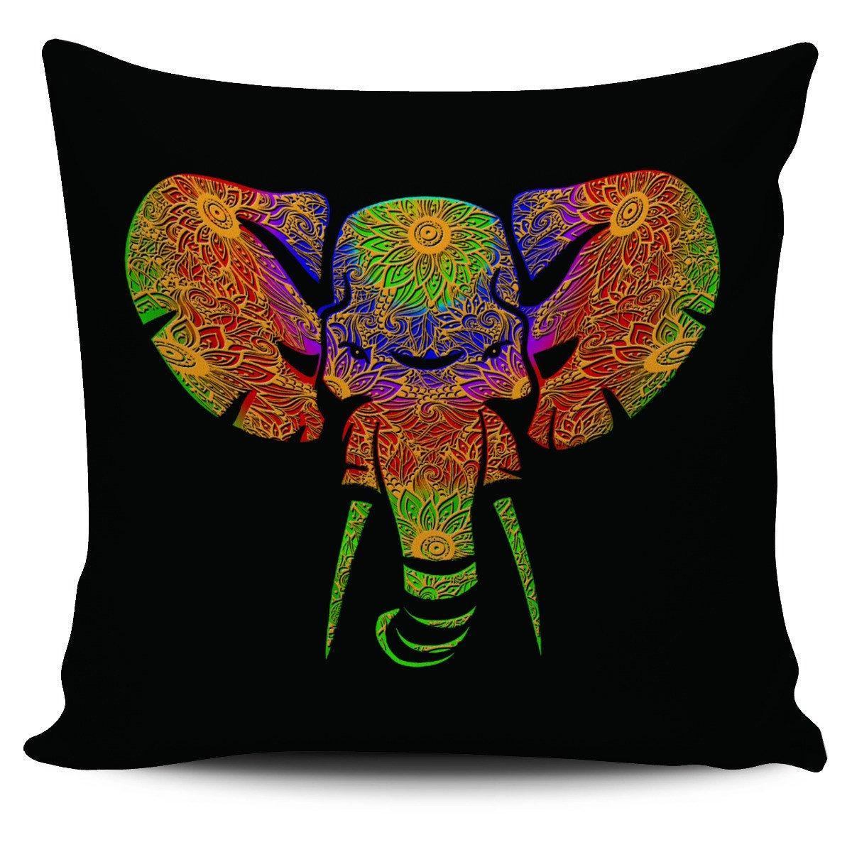 Floral Elephant 18″ Pillowcase