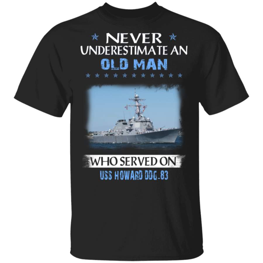 USS Howard DDG-83 Veterans Day Christmas Gift T-Shirt