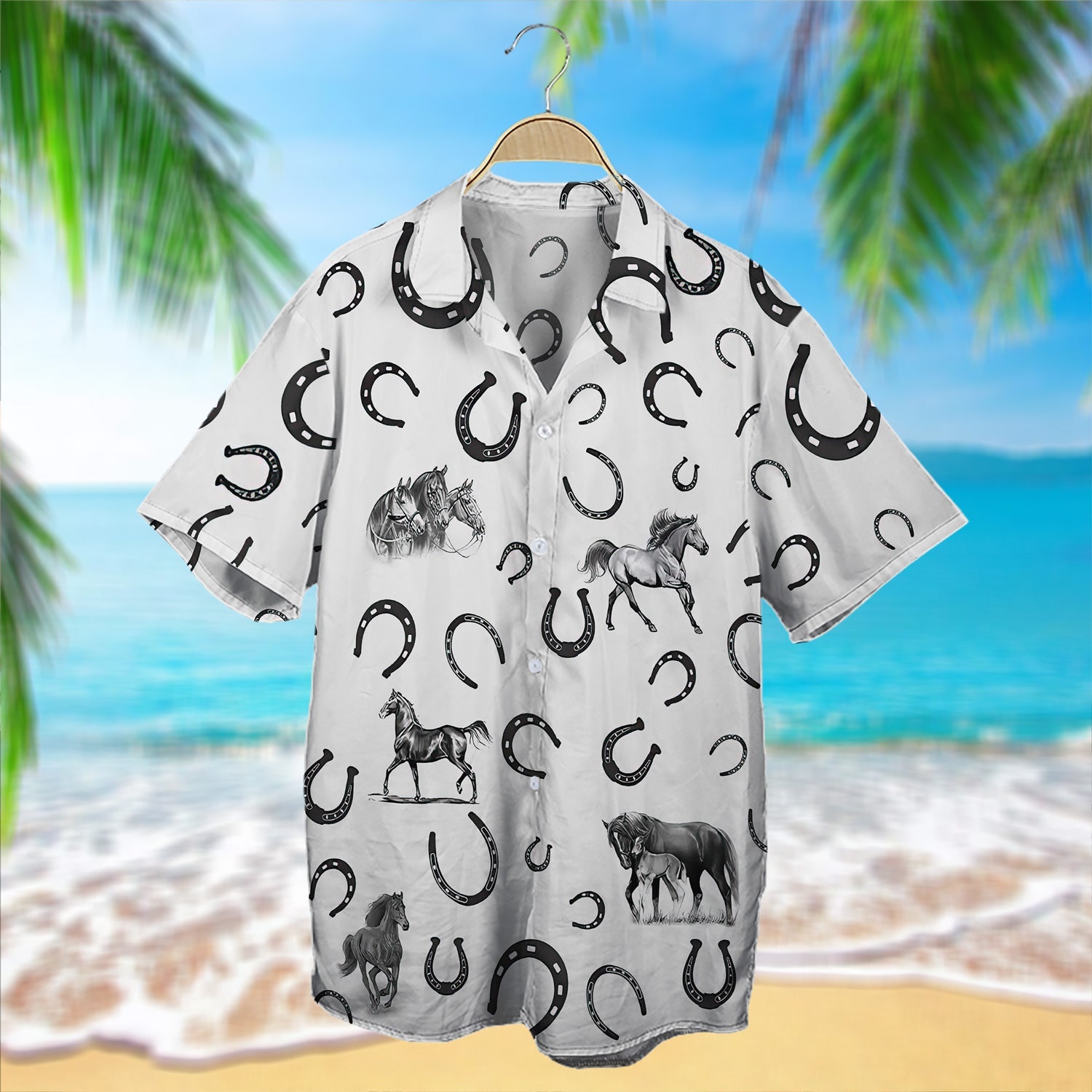 Horse Pattern Hawaii Hawaii Shirt For Men Women Ha29105