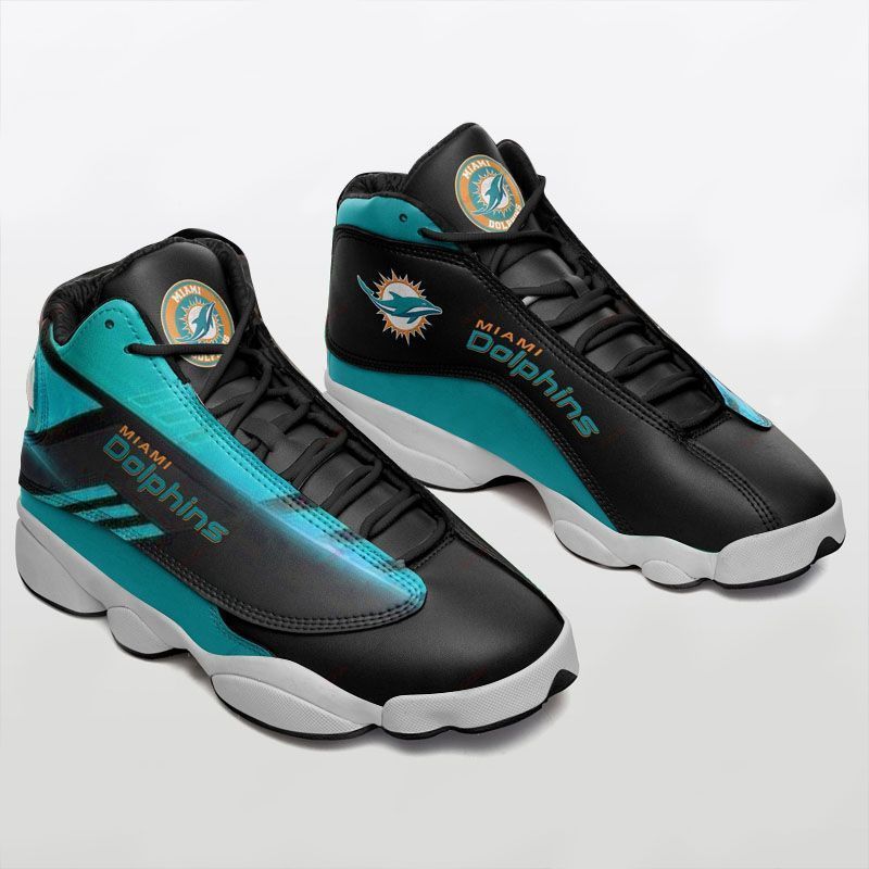 Miami Dolphins Football Jordan 13 Shoes Sport Sneakers