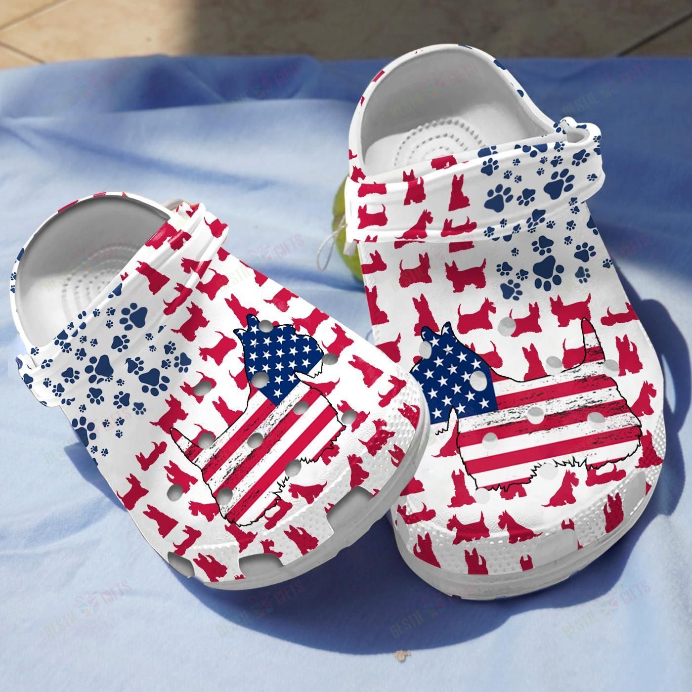 American Flag Crocss Classic Clogs Shoes For Men Women Kids