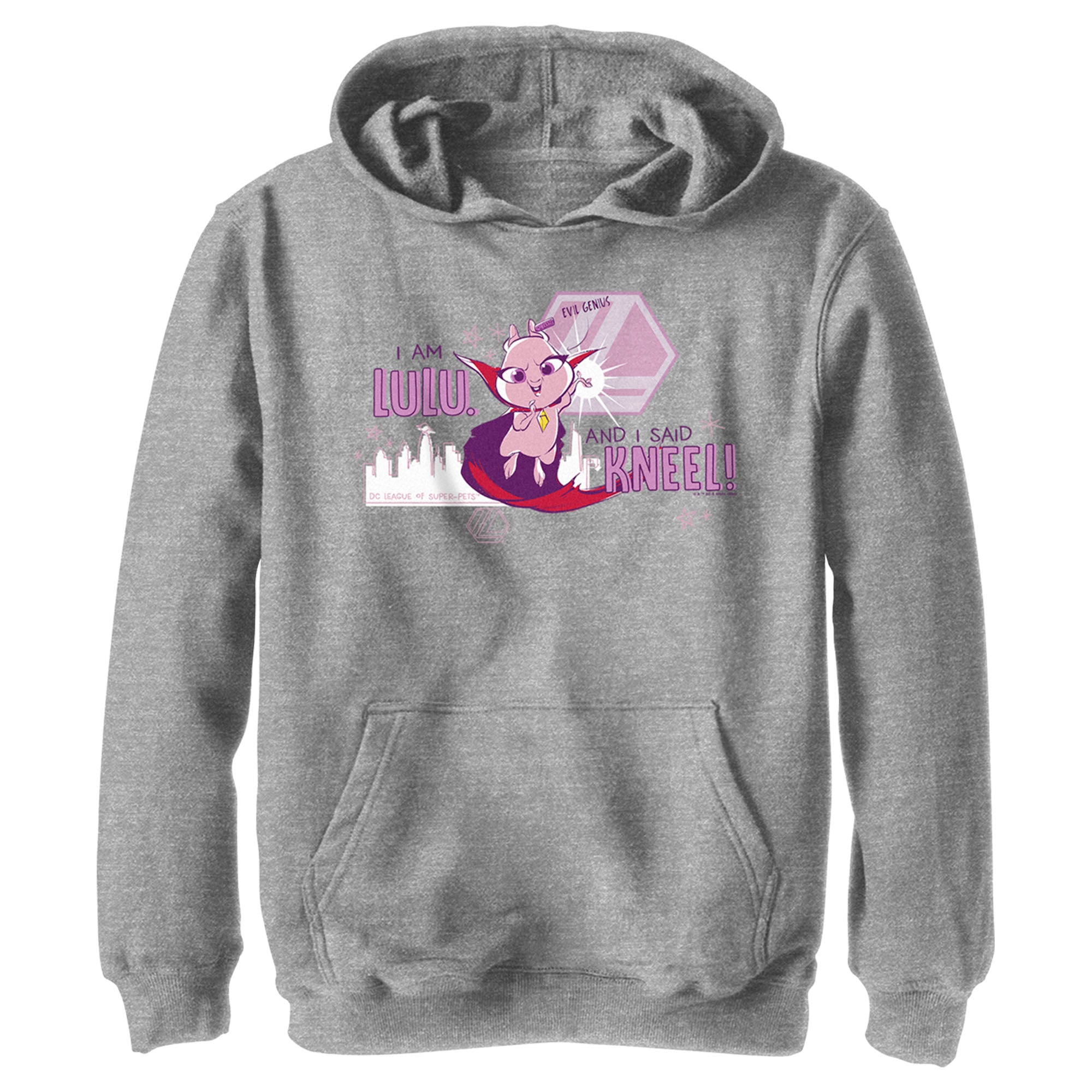 Boy’S Dc League Of Super-Pets I Am Lulu And I Said Kneel Pull Over Hoodie