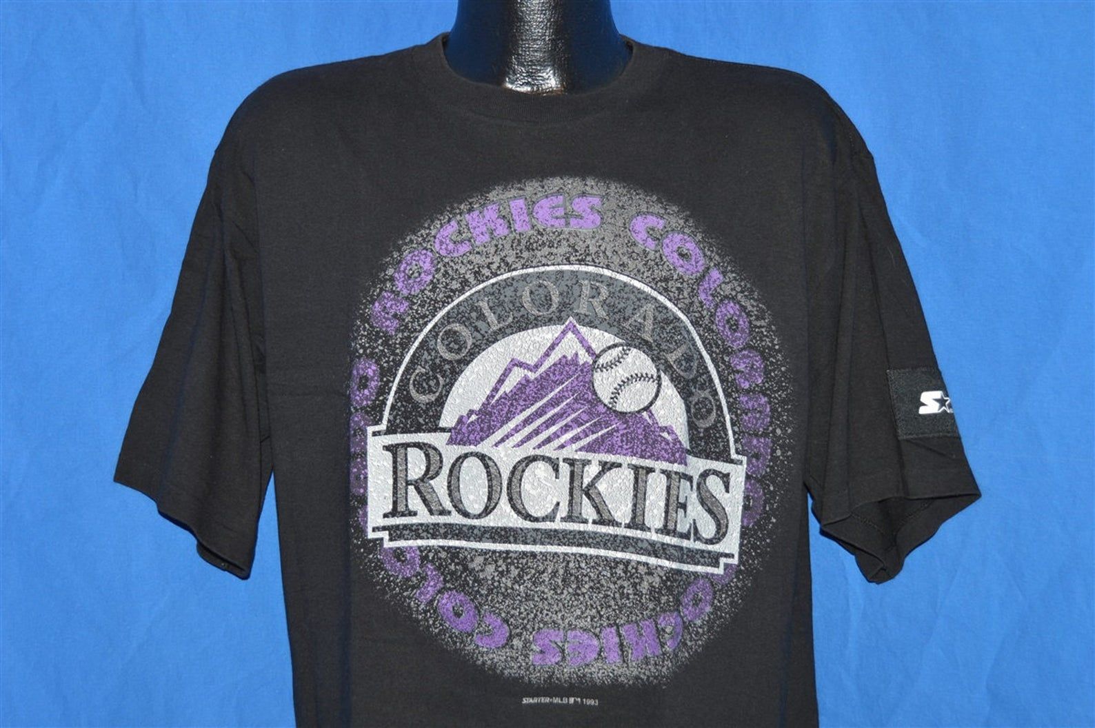 90S Colorado Rockies Logo 1993 T-Shirt