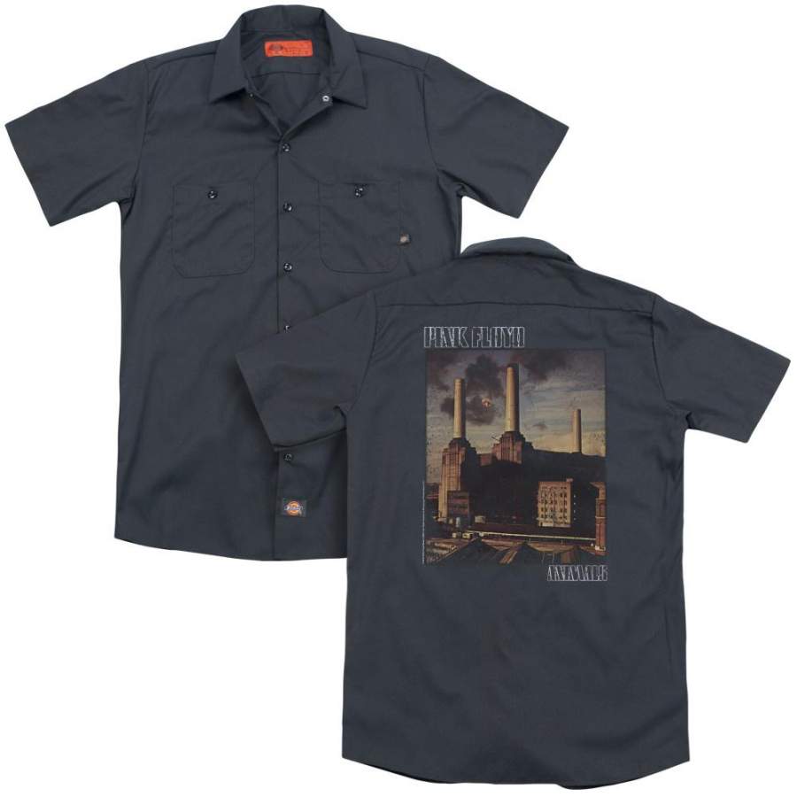 Pink Floyd Faded Animals (Back Print) Work Shirt