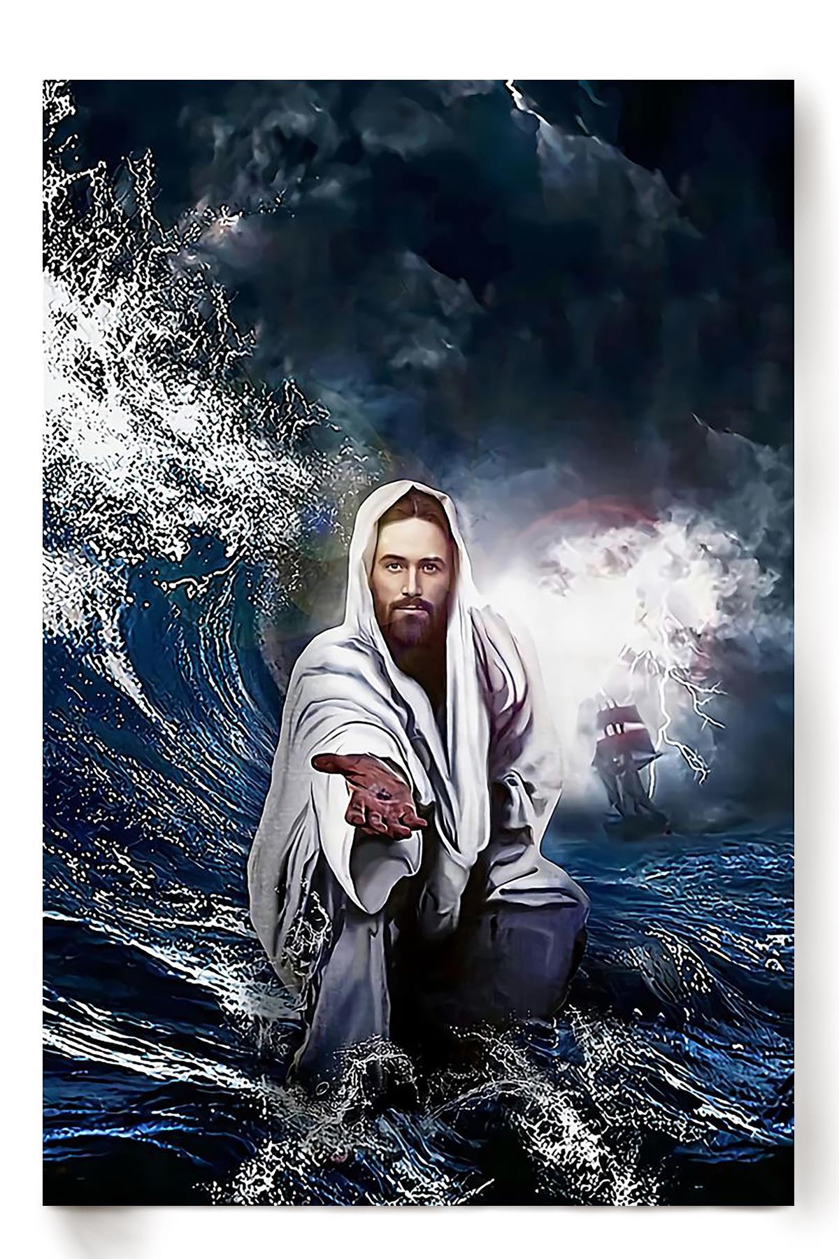 Jesus Will Save You Prayer For Healing Christian Wall Art Gift For Son ...