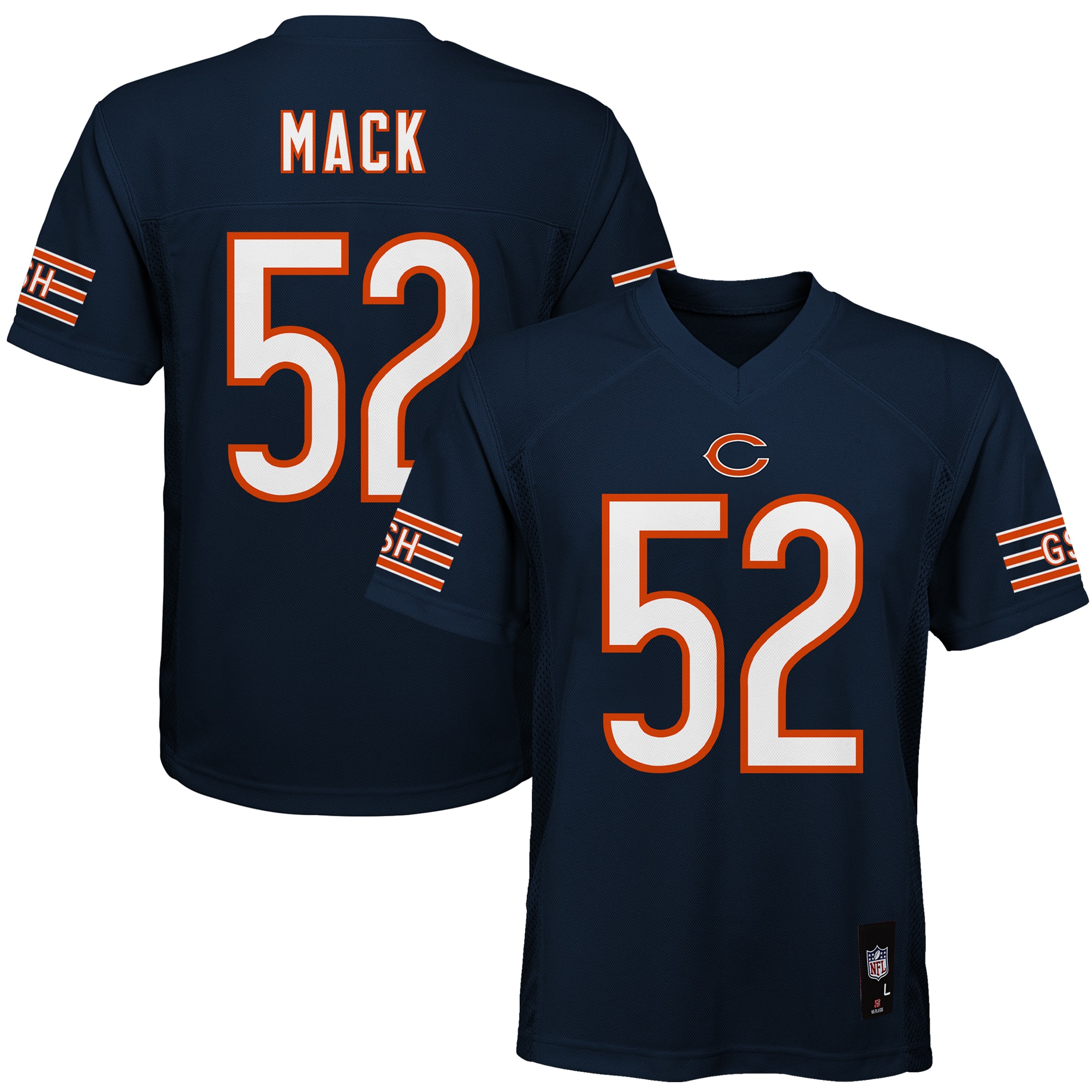 Youth Chicago Bears Khalil Mack Navy Player Jersey