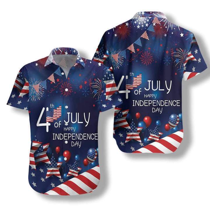 4Th July Us Independence Day Hawaiian Shirt Pre10442