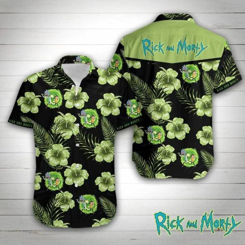 Rick And Morty Hawaii Shirt Ha109677