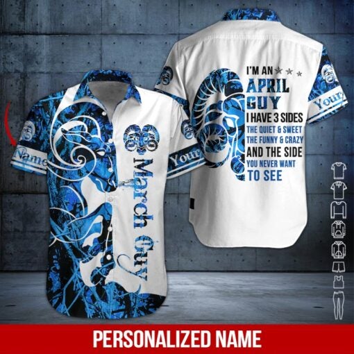 March Guy Custom Name Aloha Hawaii Shirts For Men Women Ha89011