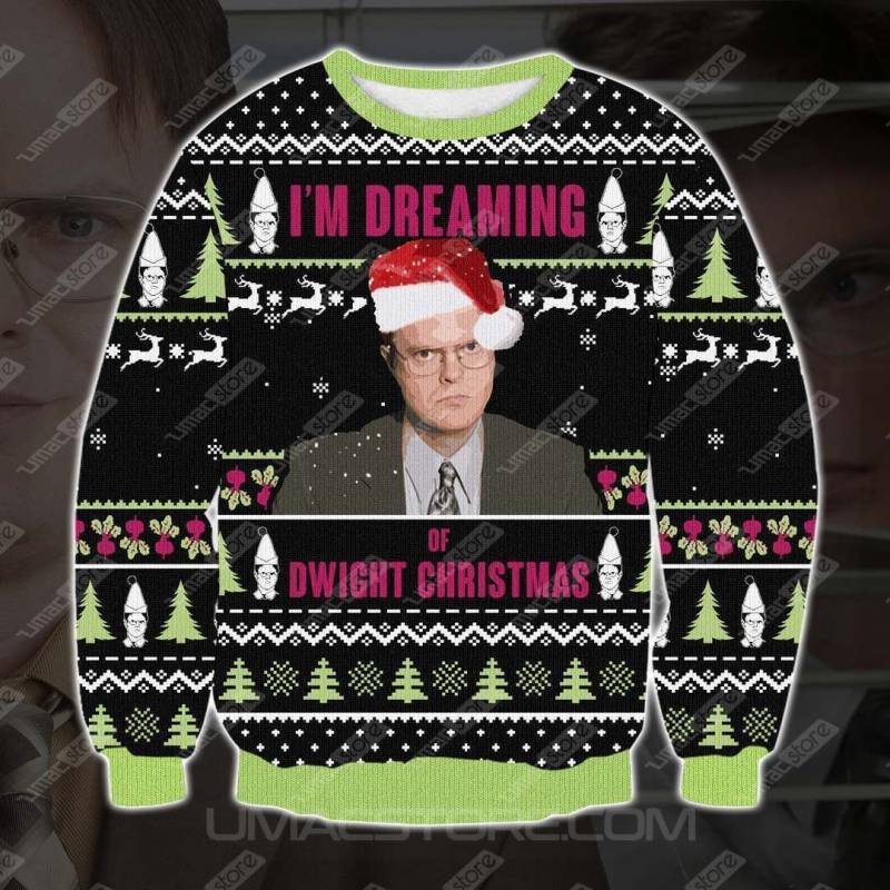 The Office 0609 Knitting Pattern 3D Print Ugly Christmas Sweatshirt