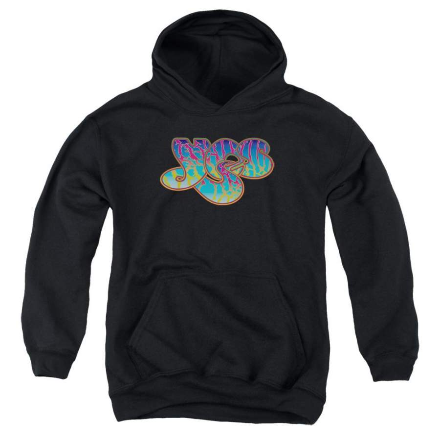 Yes Logo Youth Pullover Hoodie Band Sweatshirt