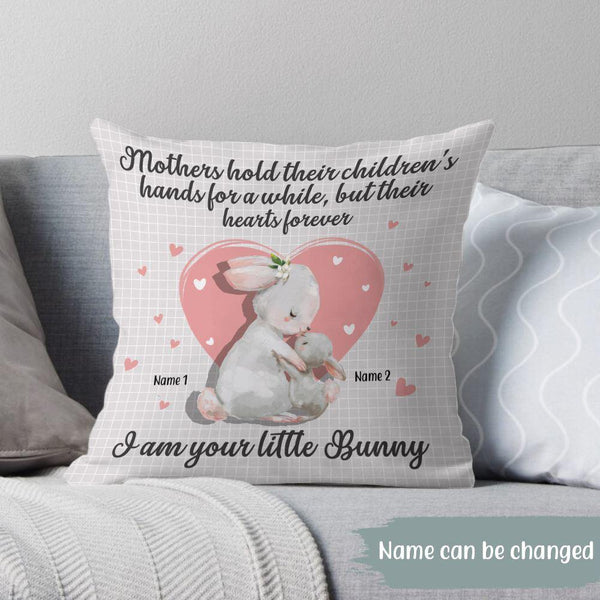 Mother’S Day Custom Pillow I’M Your Little Bunny Personalized Gift