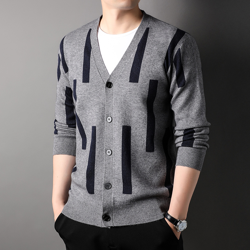 Top Grade 2022 New Brand Designer Fashion Knit Graphic Korean Cardigan For Men Sweater Casual Coats Plain Jacket Mens Clothing alx