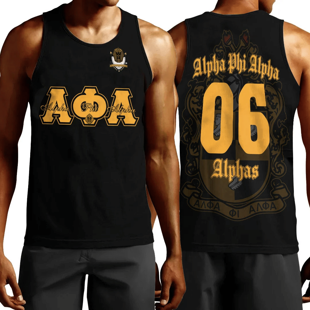 Wonderprint Tank Top Alpha Phi Alpha Winthrop Alphas Tank Top