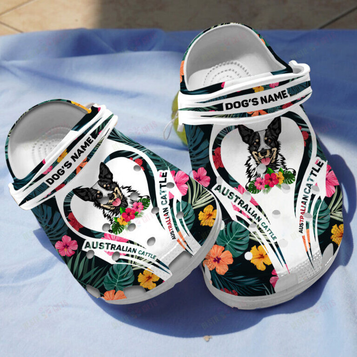 Personalized Australian Cattle Crocs Classic Clogs Shoes