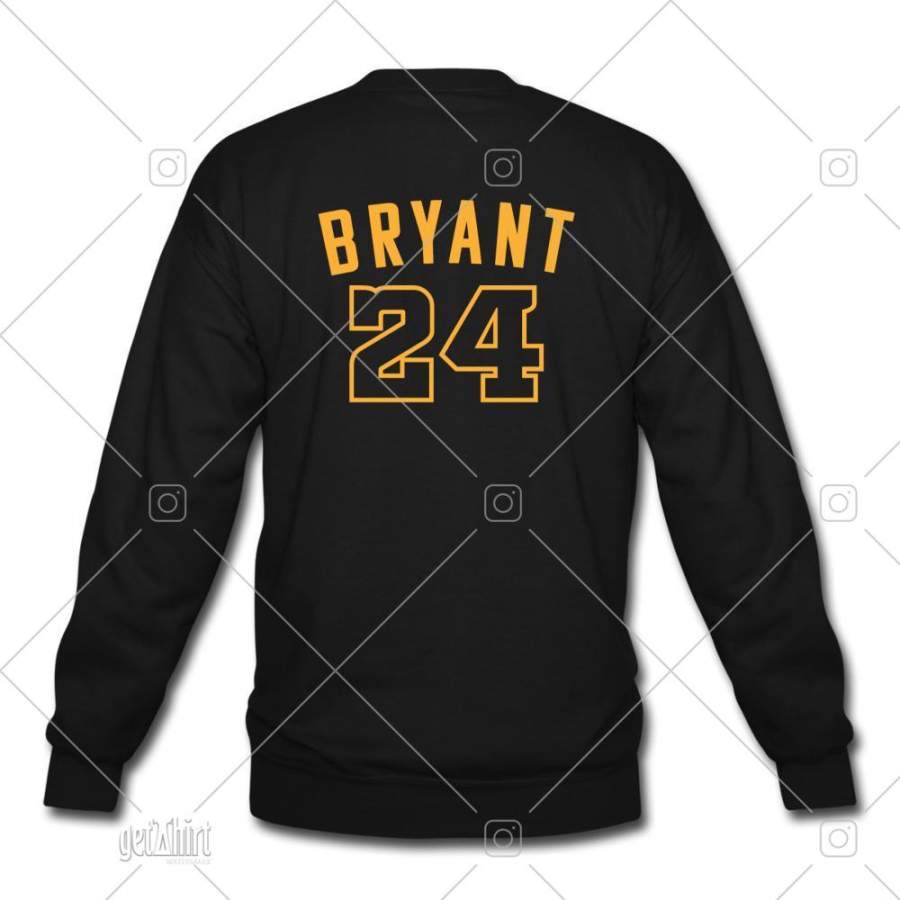 Kobe Bryant 24 Los Angeles Black Mamba LOGO Mambo Out Sweatshirt