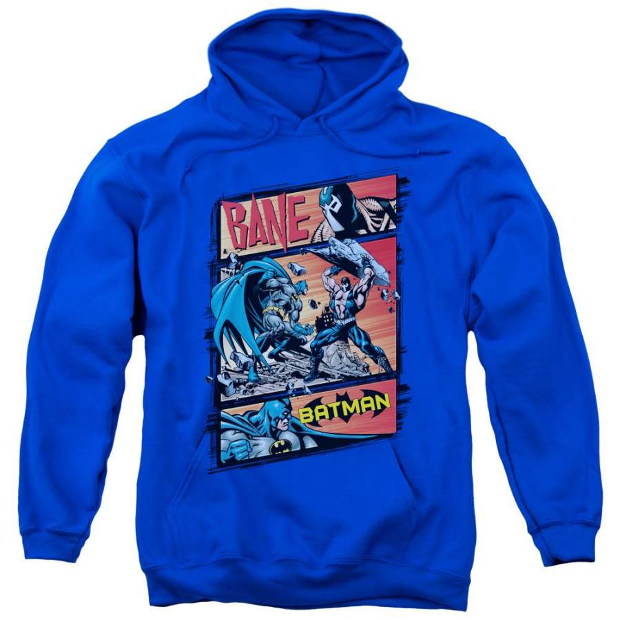 Batman – Epic Battle Adult Pull Over Hoodie