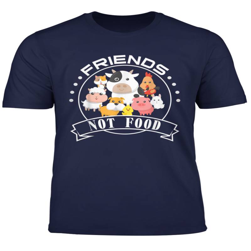 Vegan Vegetarian Gifts Animals Are Friends Not Food T Shirt