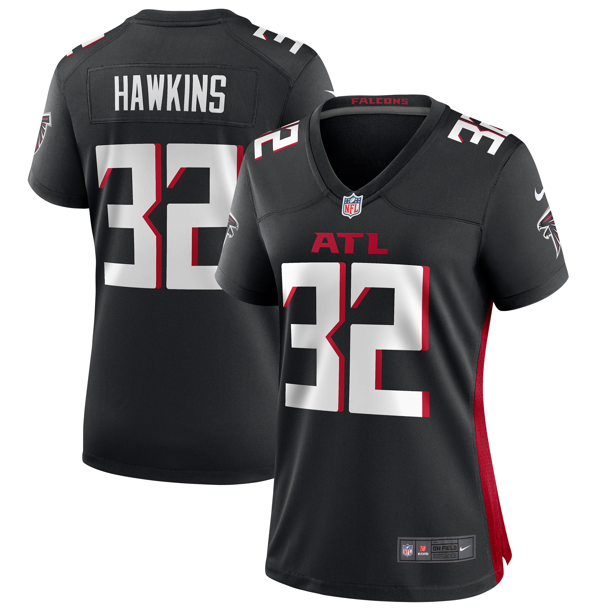 Women’s Atlanta Falcons Jaylinn Hawkins Black Game Jersey