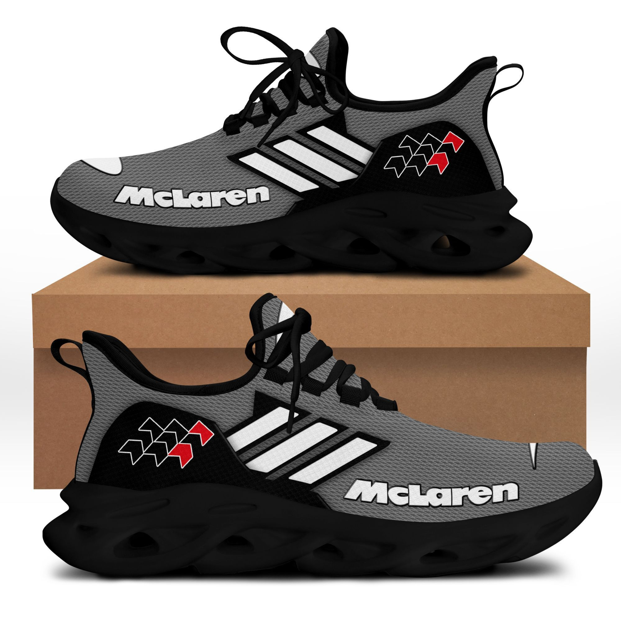 Mclaren Bs Running Shoes Ver 1 (Grey)