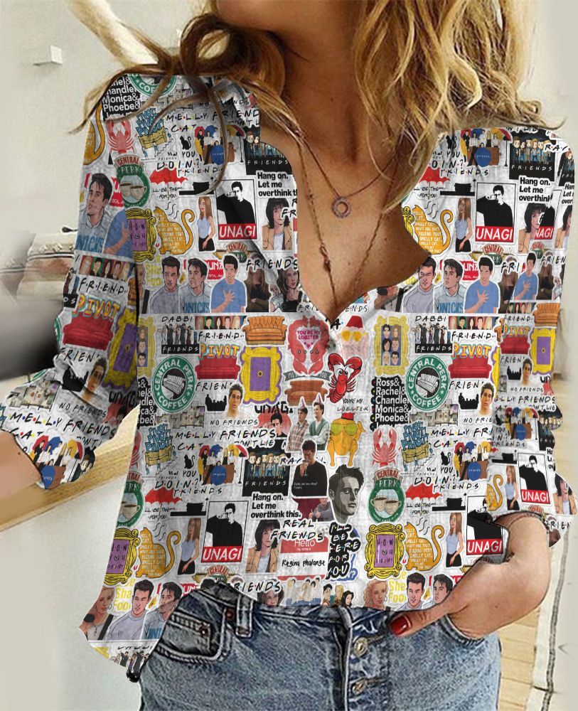 Friends Sitcom, Friends Tv Show, Friends Casual Shirt For Women,Men