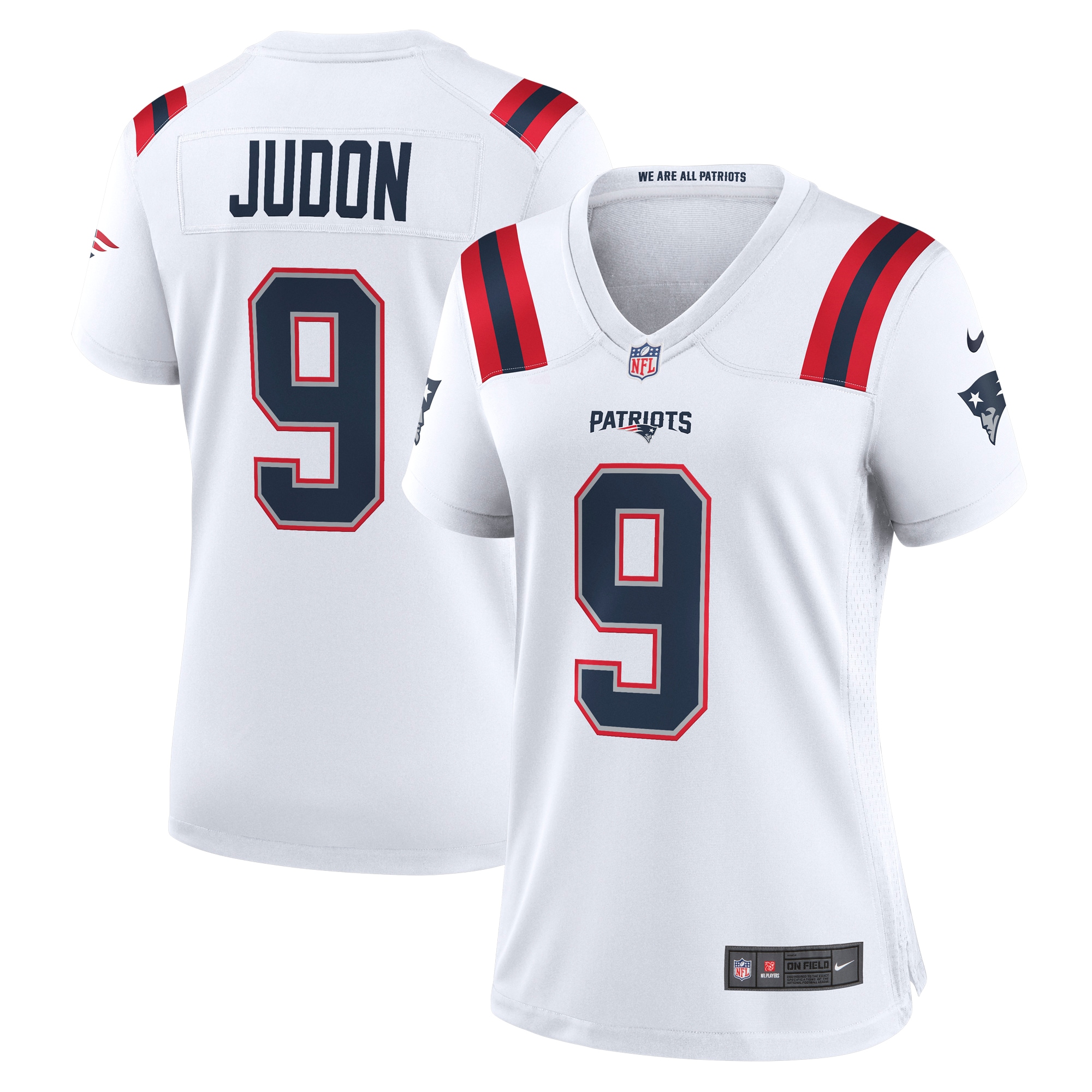 Women’s New England Patriots Matthew Judon White  Game Jersey