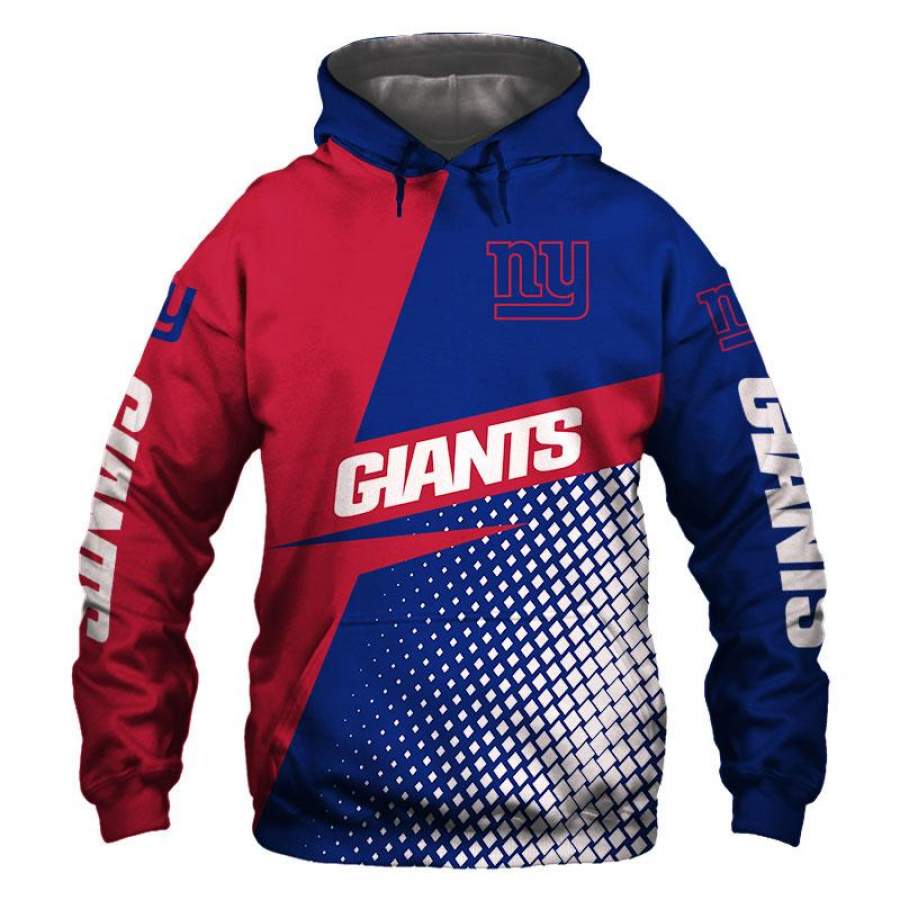 New York Giants Hoodie 3D Style5489 All Over Printed