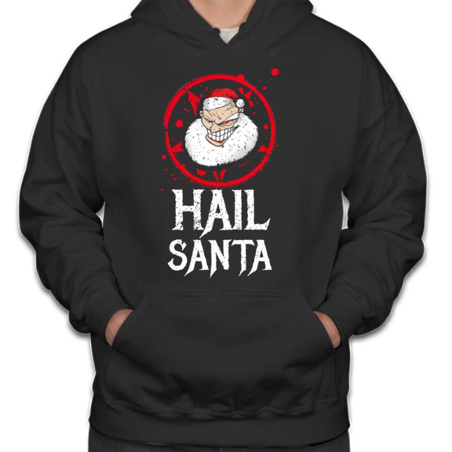 Hail Santa | Santa Claus Christmas Satan Hoodie