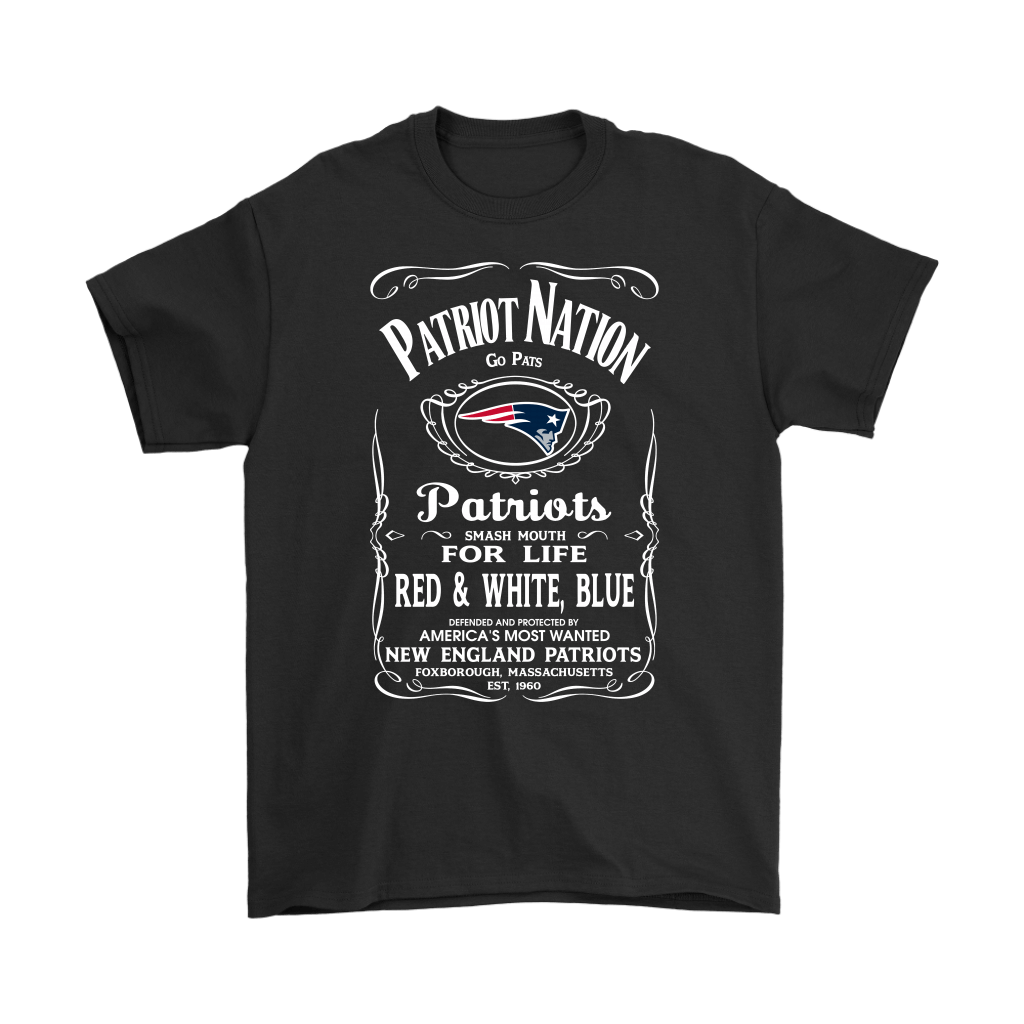 Shop Patriot Nation Go Pats Football New England Patriots Slogan Shirts