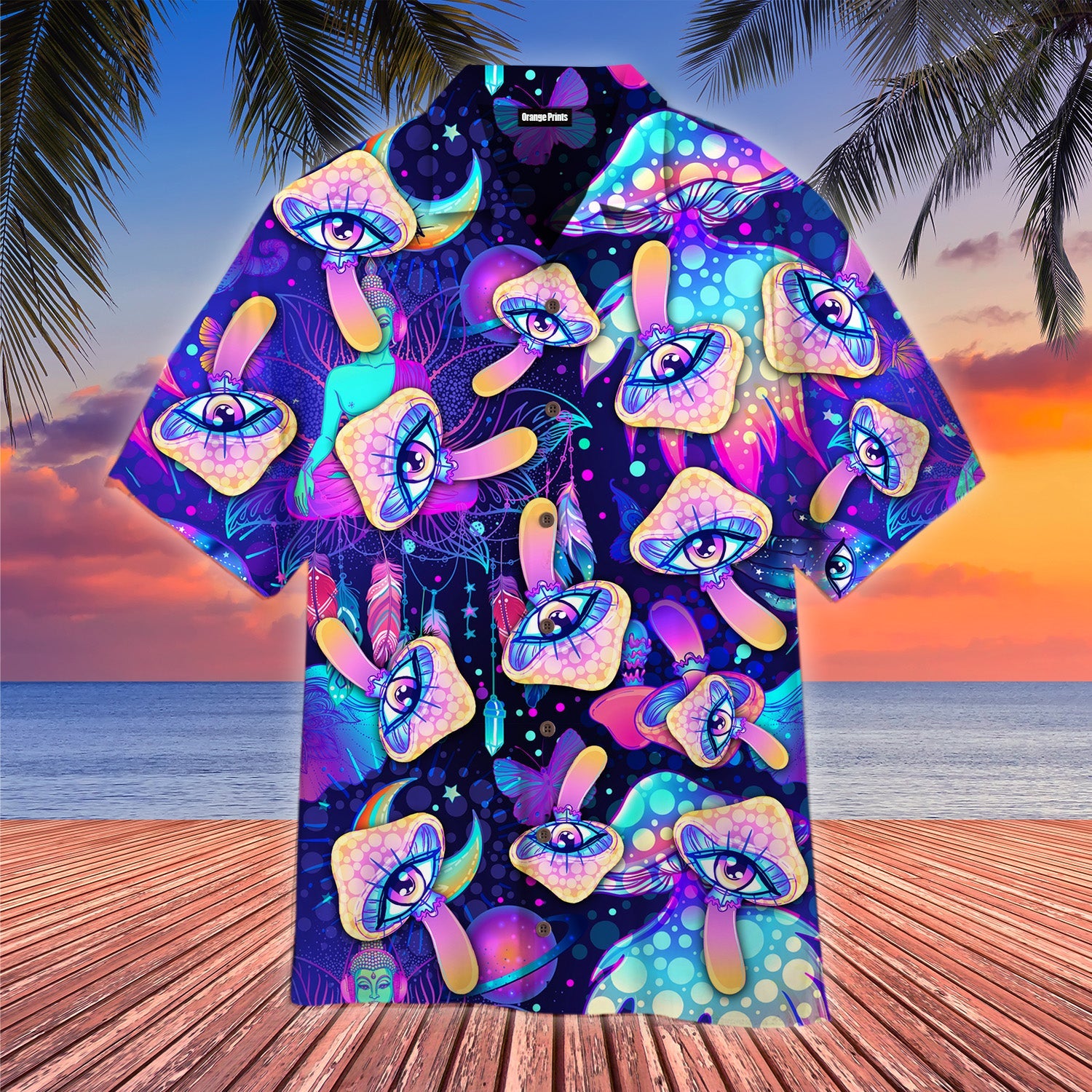 Hippie Psychedelic Trippy Hawaii Shirt For Men Women Adult Ha5729