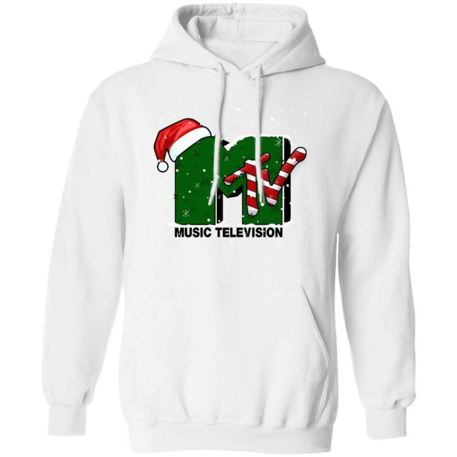 MTV In Christmas Theme Hoodie Cool Xmas Gift For Fans PT11