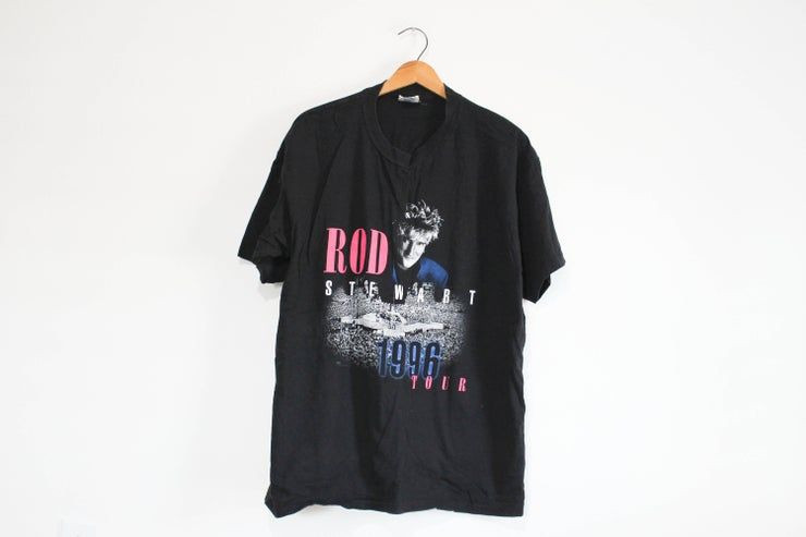 Vintage Rod Stewart 1996 Into The Round Tour Shirt