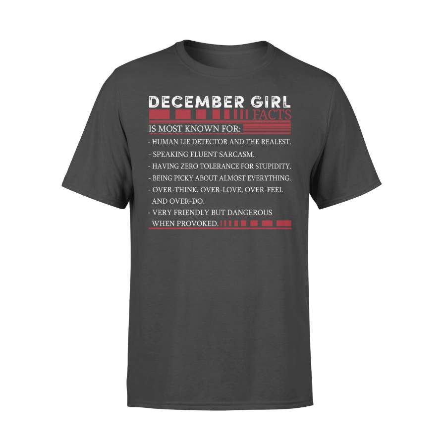 Best December Girl Facts Shirt