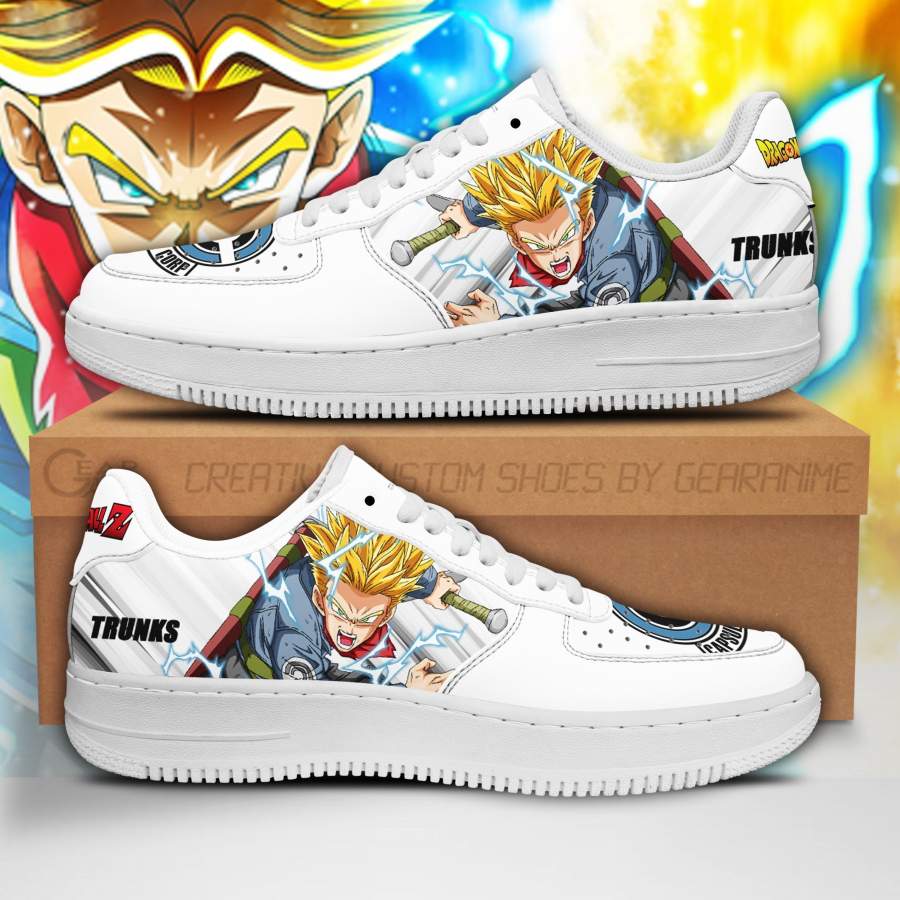 Trunks Air Sneakers Custom Dragon Ball Z Anime Shoes PT04