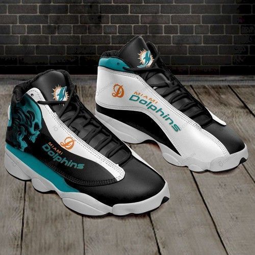 Miami Dolphins Air Jd13 Sneakers 314 Custom Jordan