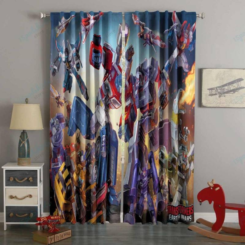 3D Printed Transformers Earth Wars Style Custom Living Room Curtains