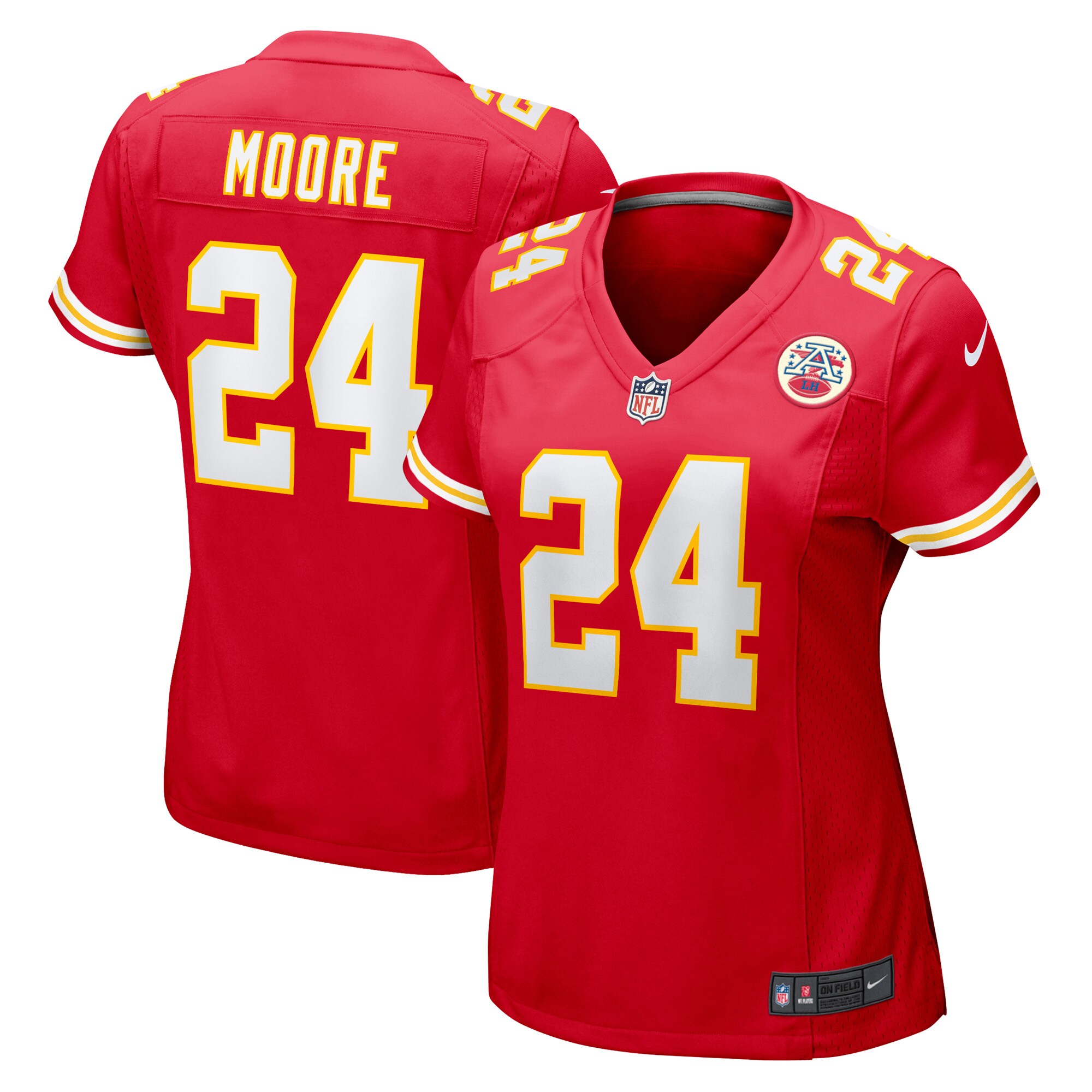 Skyy Moore Kansas City Chiefs Women's Game Player Jersey – Red